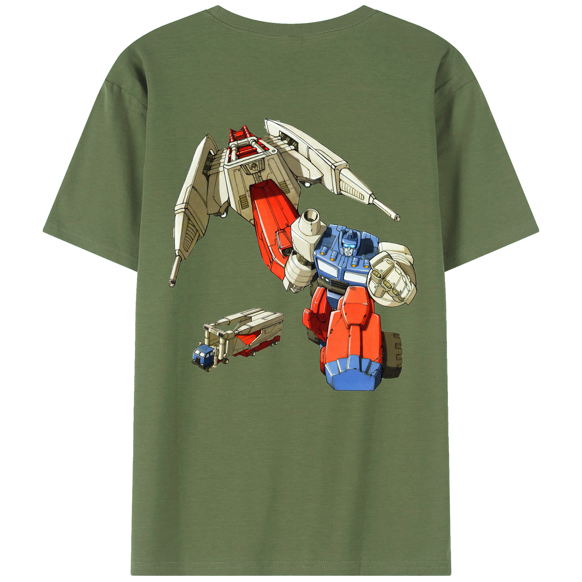 （画像用）  綿100％ メンズ半袖Tシャツ（バックプリント） 通気性